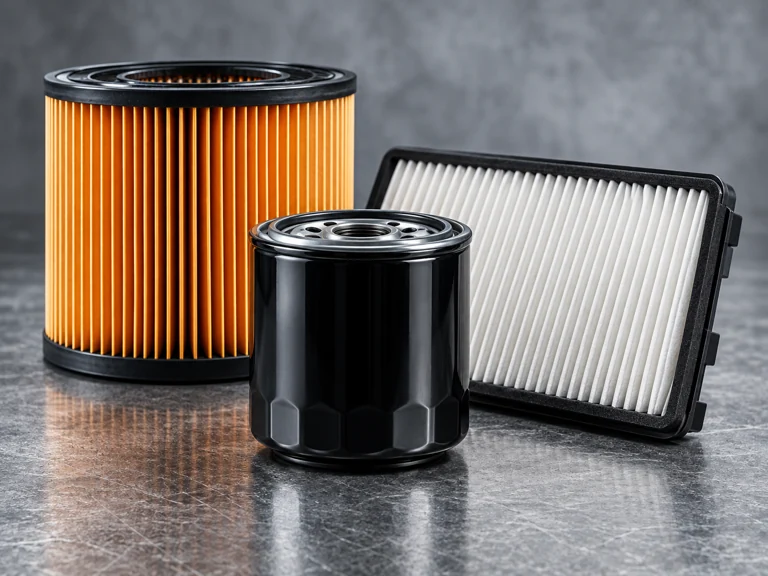 Filtros de aire y aceite de distintas formas